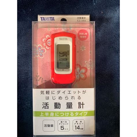 Tanita タニタ 活動量計 Ez 064 レッドの通販 By そらs Shop｜タニタならラクマ