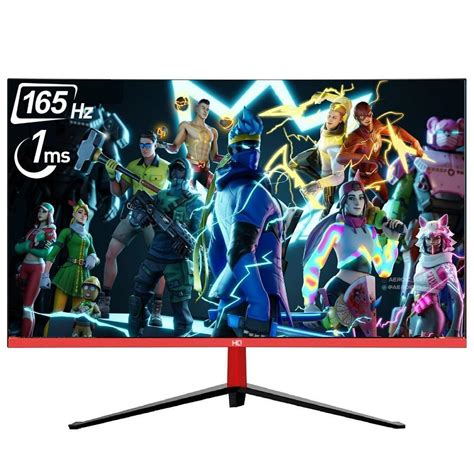 Monitor Gamer HQ 24 Polegadas FULL HD 144HZ A 165HZ 1MS Curvo Led