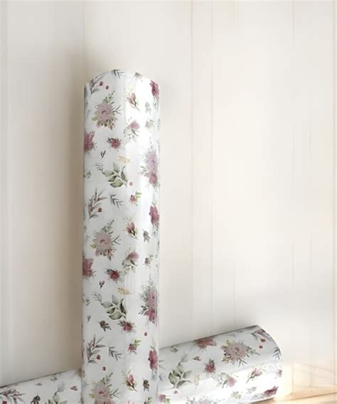 Papel Regalo Bobina 60 Cm X 100 Mts FLOWERS PaperPack