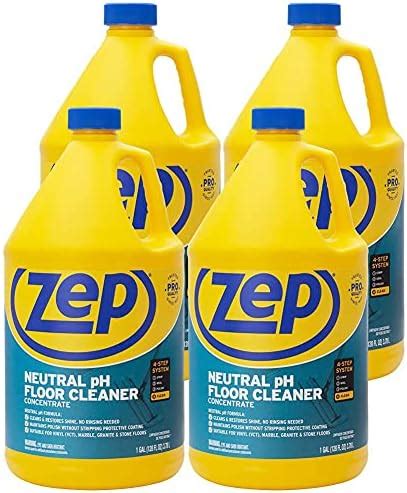 Zep Neutral Ph Floor Cleaner Gallon Case Of Zuneut