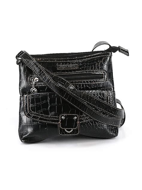 Jaclyn Smith Solid Black Crossbody Bag One Size Off Thredup