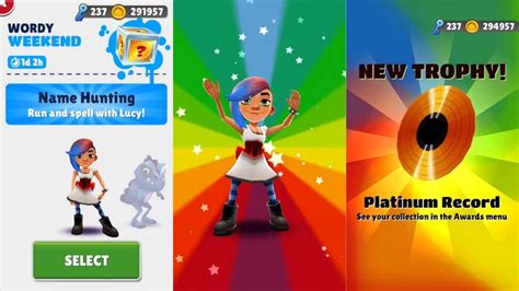 Subway Surfers Berlin Wordy Weekend Lucy Gameplay On Ios Youtube