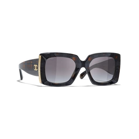 Chanel Sunglasses Rectangle Sunglasses Acetate — Fashion Chanel