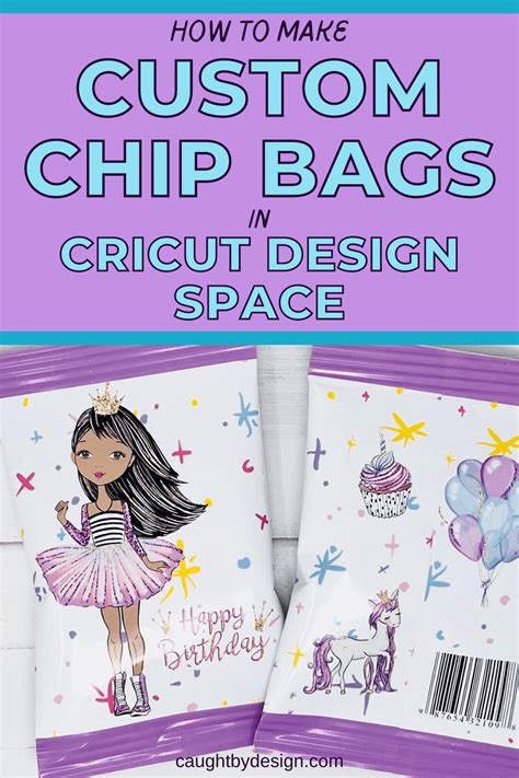 How to Make Custom Chip Bags with Cricut (TEMPLATE) - Caught by Design