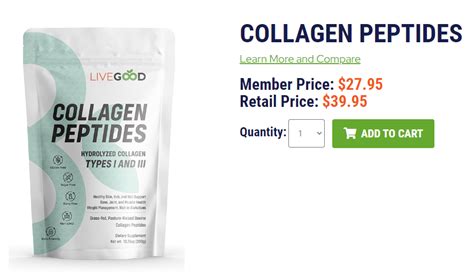 Unveiling The Power Of Livegood Collagen Peptides A Fountain Of Youth