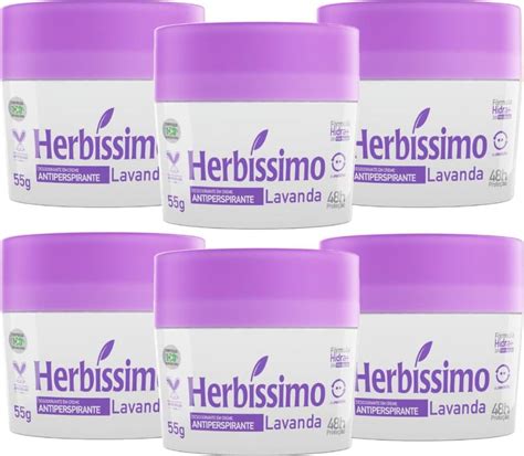 Kit Desodorante Creme Herbissimo Lavanda Antitranspirante G