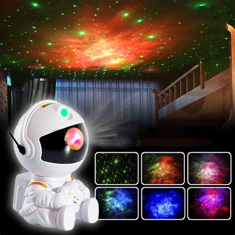 Jual Lampu Proyektor Tidur Cahaya Bintang Astronaut Galaxy Light Starry