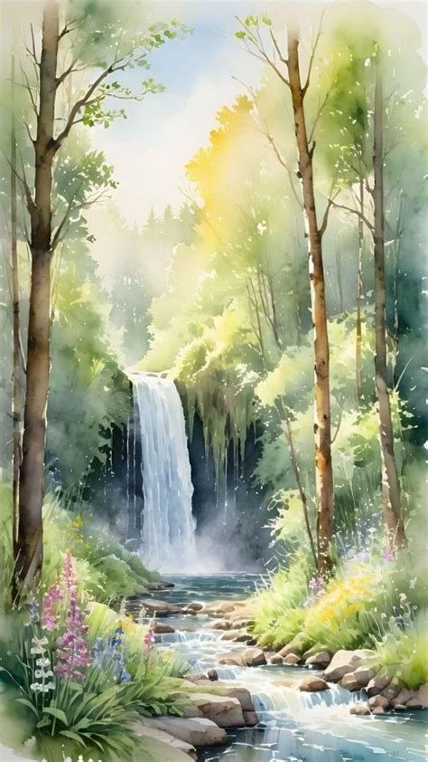 Pin By Hemali Parmar On Important In Watercolor Scenery Painting