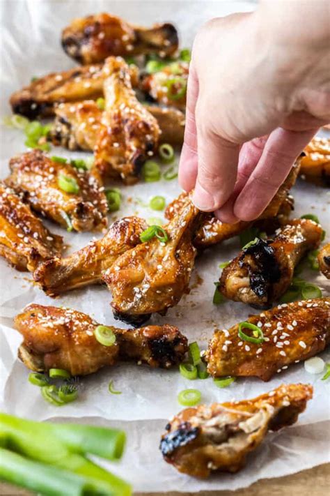 Sticky Honey Soy Chicken Wings Baked Not Fried Sugar Salt Magic