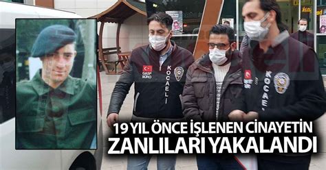 19 yıl önce işlenen cinayetin zanlıları yakalandı Demokrat Kocaeli