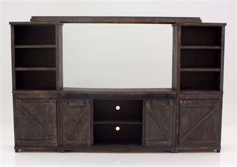 Braxton Entertainment Center Barnwood Home Furniture