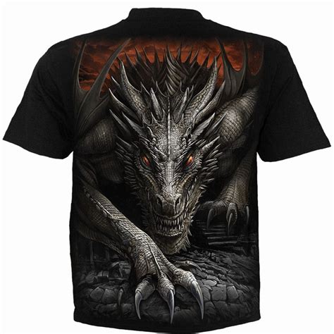 MAJESTIC DRACO - Kids T-Shirt Black – Spiral USA