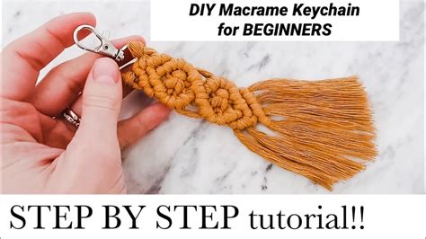 How To Make A Macrame Keychain Retwisst Atelier Yuwa Ciao Jp