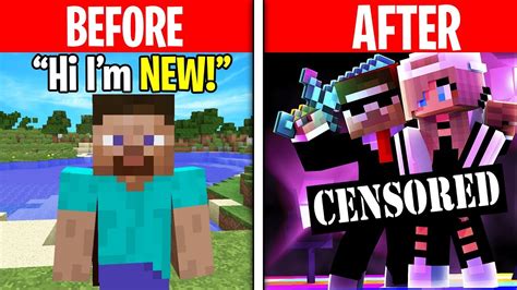 Minecraft Players Then Vs Minecraft Players Now Youtube