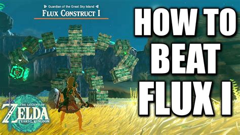 HOW TO Beat Flux Construct I In Zelda Tears Of The Kingdom YouTube