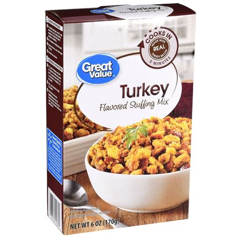 Great Value Turkey Flavored Stuffing Mix, 6 oz - Walmart.com - Walmart.com