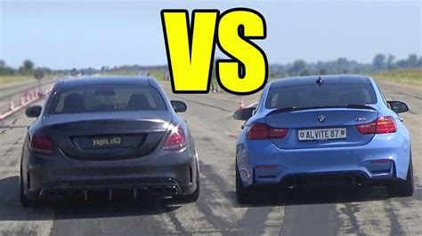 Bmw M4 F82 Vs Mercedes C63 Amg 🚀acceleration Sound🚀 Youtube