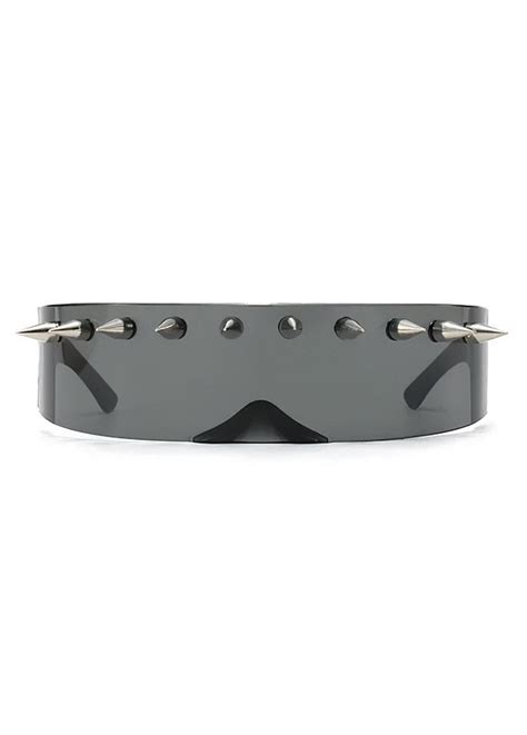 Spiked Visor Sunglasses Attitude Clothing