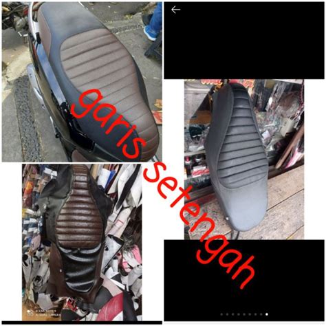 Jual Kulit Jok Motor Mb Tech Custom Dua Warna Shopee Indonesia