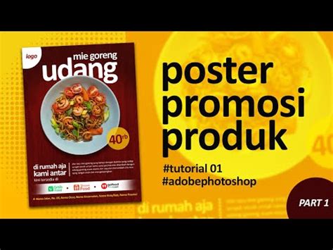 Tutorial Cara Membuat Poster Promosi Produk Makanan Di Adobe Photoshop