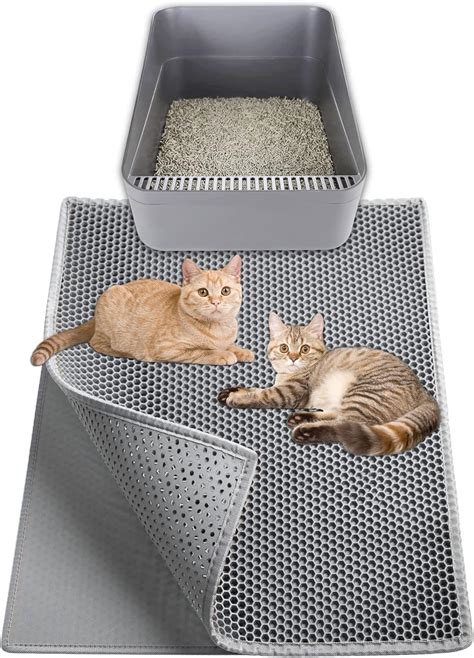 Amazon Garoopion Cat Litter Mat Large Double Layer Litter