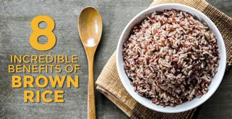 Health Promoting Benefits Health Benefits Of Brown Rice