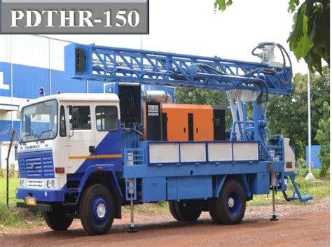 Semi Automatic Pdthr 300 Refurbished Ashok Leyland Truck Mounted Drill