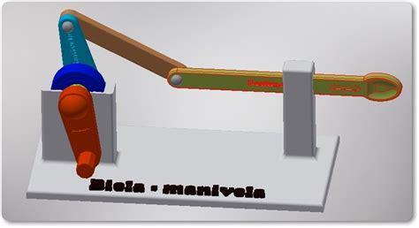 Imprimetelo3D Maqueta Mecanismo Biela Manivela