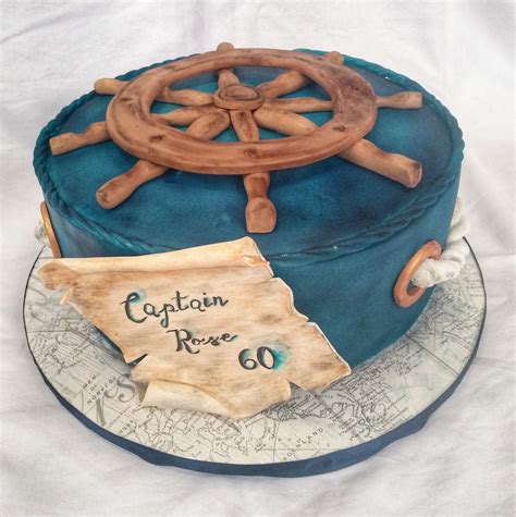 Nautical Themed 60th Birthday Cake The Joy Of Cake