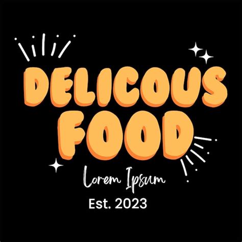 Premium Vector A Poster For A Restaurant Called Delicious Food