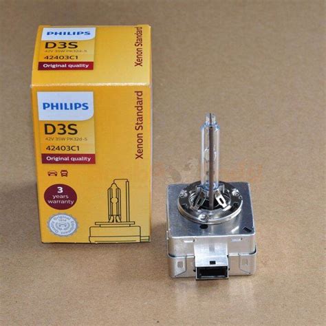 Genuine Philips D3s Xenon Standard Xenstart Hid Headlamp Replacement