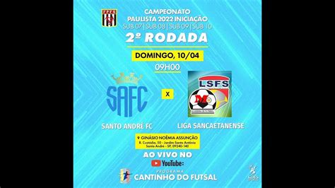 Santo Andr F C X Liga Sancaetanense Rodada Campeonato Paulista