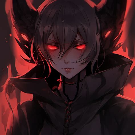 Full View Of Demon King Unique Demonic Anime Pfp Image Chest Free