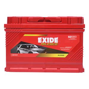 Exide Mileage Battery For Car Suv Muv