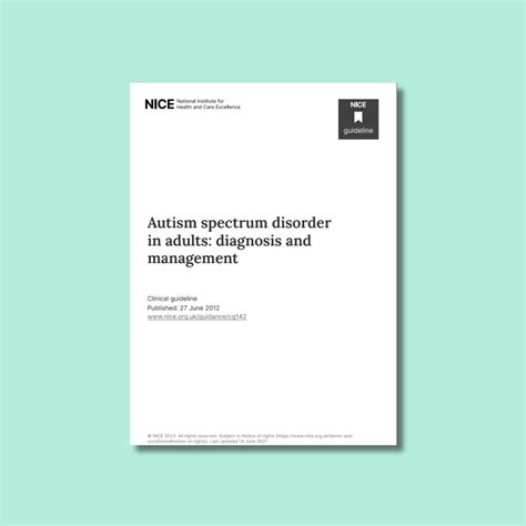 Autism spectrum disorder in adults: diagnosis and management ...