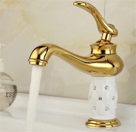 Retro Industrial Dual Handle Gold Bathroom Faucet Royal Toiletry Global