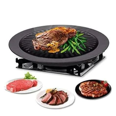 Jual Panggangan Bbq Bulat Cm Ultra Grill Pan Drip Pan Plate Smokeless