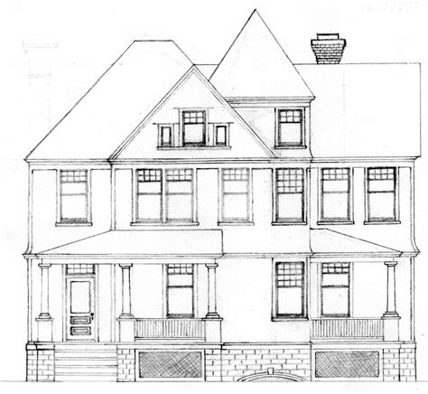 Section Drawing Architecture at PaintingValley.com | Explore collection of Section Drawing ...