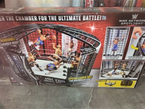 Wwe Elite Mattel Elimination Chamber Playset Toysrus Exclusive