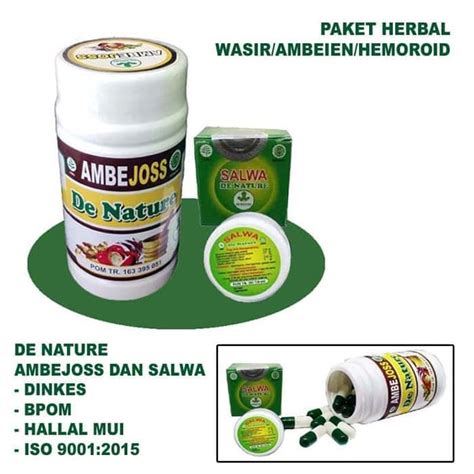 Jual Obat AmbeJoss Salwa De Nature Untuk Mengobati Benjolan Ambeien