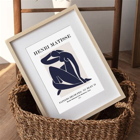 Henri Matisse Blue Nude Matisse Art Print Nu Bleu Matisse Etsy