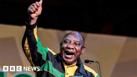 ANC Conference South Africa S President Cyril Ramaphosa Defies Scandal