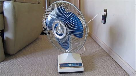 Vintage Lasko 12 Oscillating Fan Youtube