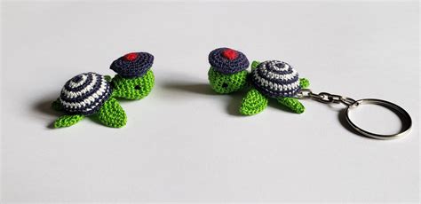 Tortue De Mer Petit Marin Miniature Kawaii Amigurumi Breizhcoco