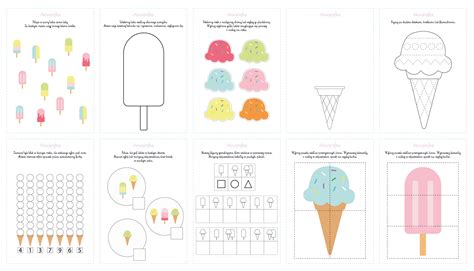 karty pracy  druku dla dzieci  behance