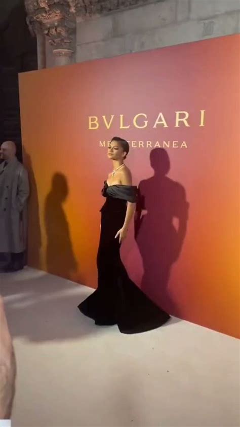 Zendaya Updates On Twitter Rt Zendayastylefil Zendaya For Bvlgari