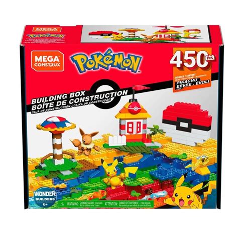 Juguete de Construcción Mega Construx Pokémon Caja de Construcción 450