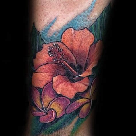 Top Wallpaper Neo Traditional Hibiscus Tattoo Superb