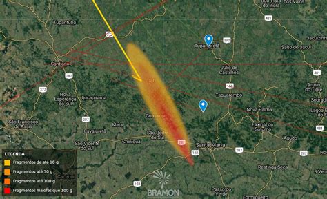 Meteoro Cerca De Toneladas Deixa Fragmentos No Solo Do Rs Dizem