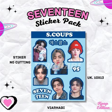 Jual STIKER SEVENTEEN UNCUTTING EDITION STIKER KPOP FREEBIES KPOP